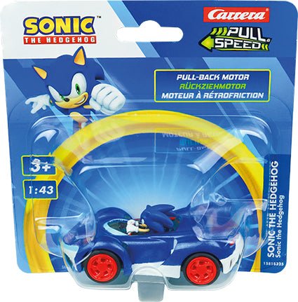 PULL N SPEED SONIC THE HEDGEHOG - SONIC BLISTER - Premium for Kids in Qatar | Toysaro.com