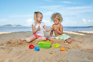 Hape - Ice Cream Shop Beach & Sand Toy Set - 8pcs - Premium for Kids in Qatar | Toysaro.com