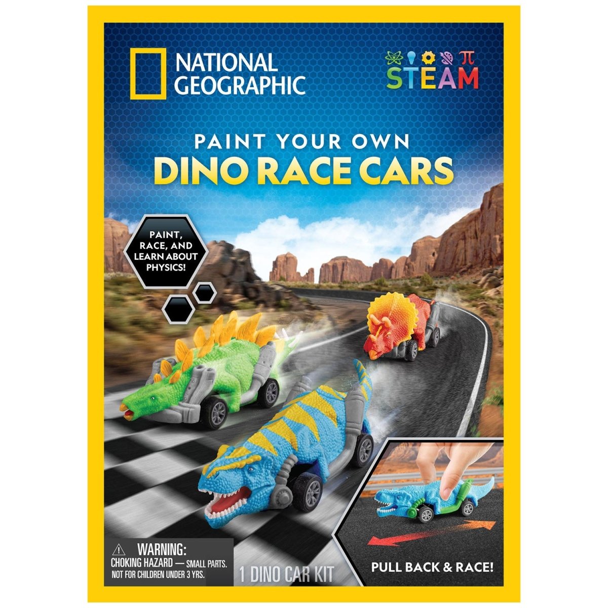 NG PAINT YOUR OWN DINO RACE CARS - Premium for Kids in Qatar | Toysaro.com