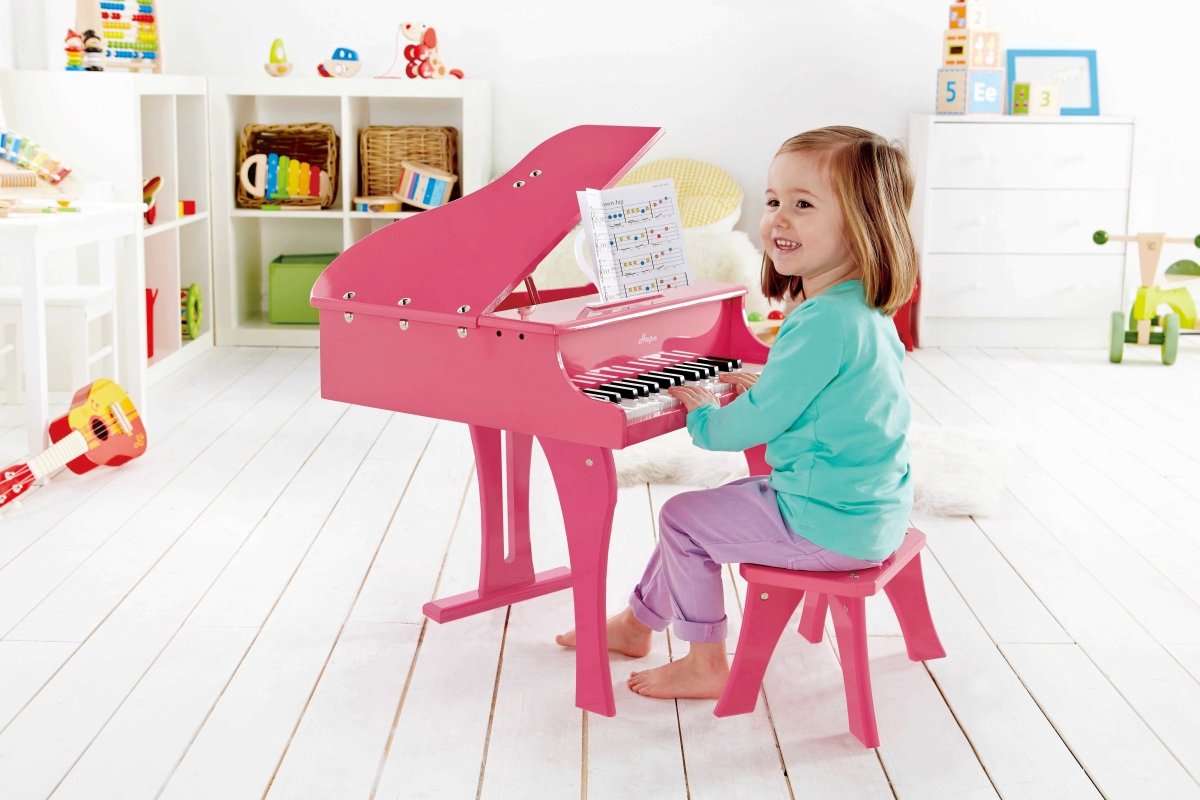 Happy Grand Piano / Pink - Premium for Kids in Qatar | Toysaro.com