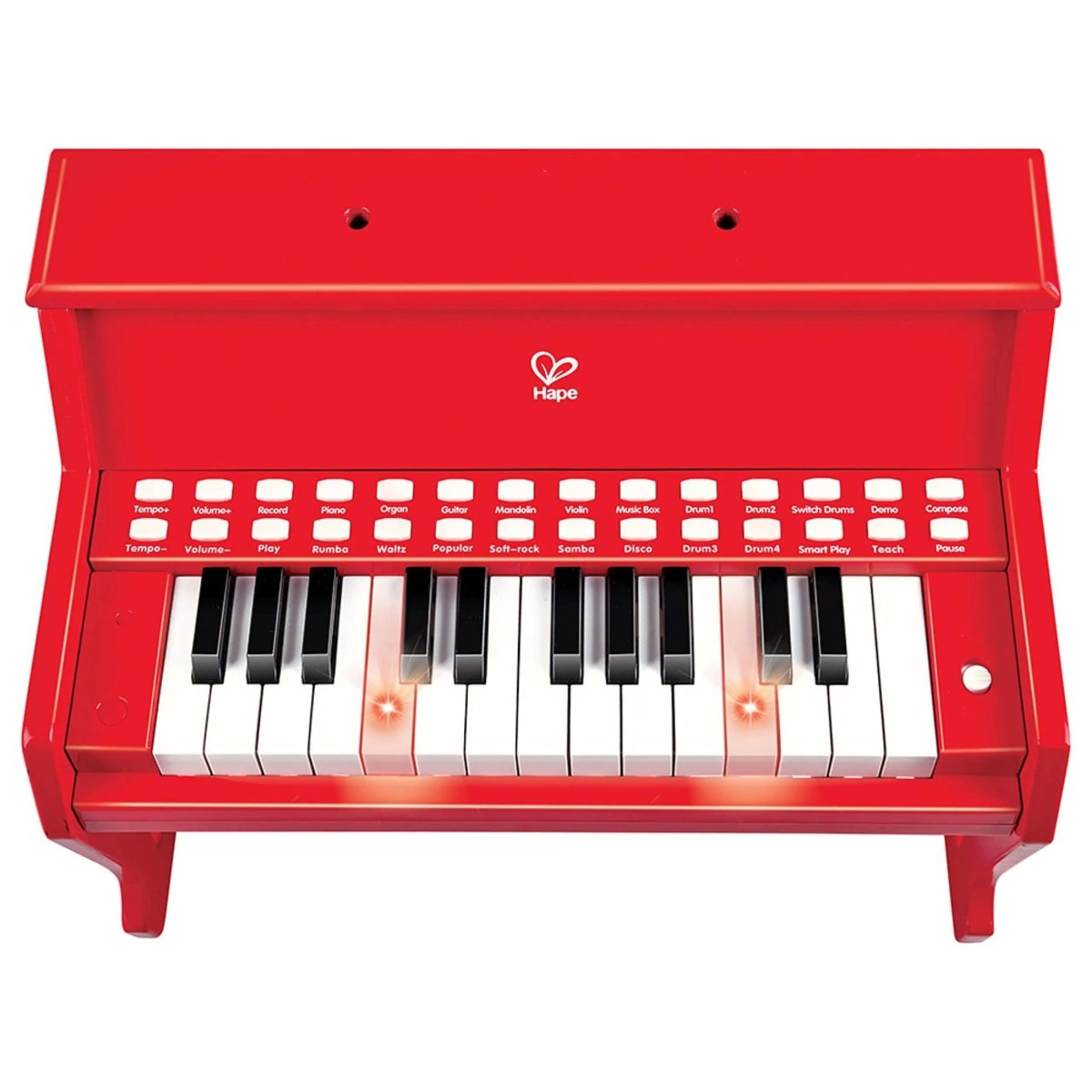 Learn with Lights Piano / Red - Premium for Kids in Qatar | Toysaro.com