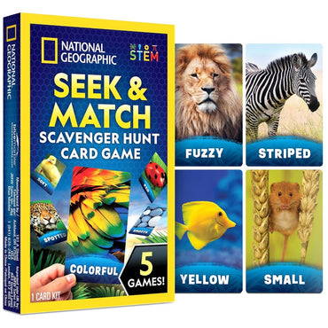 NG SEEK & MATCH SCAVENGER HUNT CARD GAME - Premium for Kids in Qatar | Toysaro.com