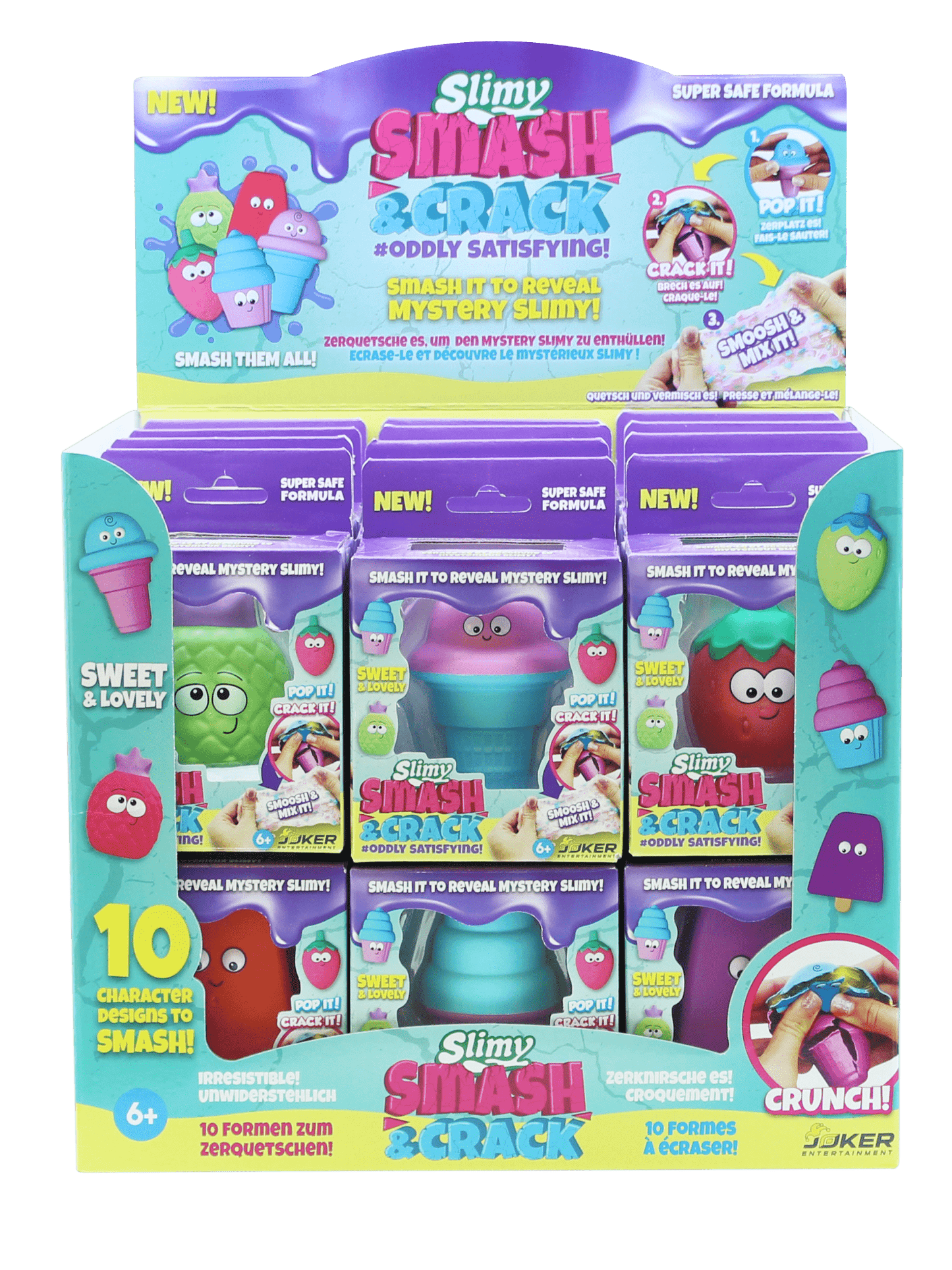 SLIMY SMASH and CRACK ASSORTMENT - Premium for Kids in Qatar | Toysaro.com