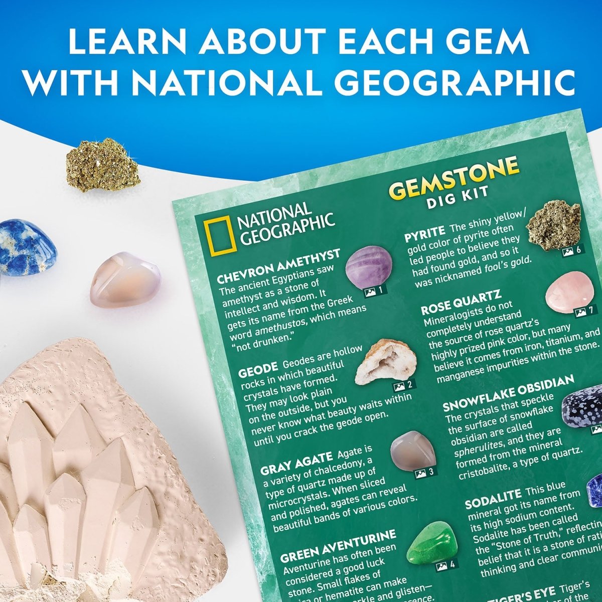 NG SUPER GEMSTONE DIG KIT - Premium for Kids in Qatar | Toysaro.com