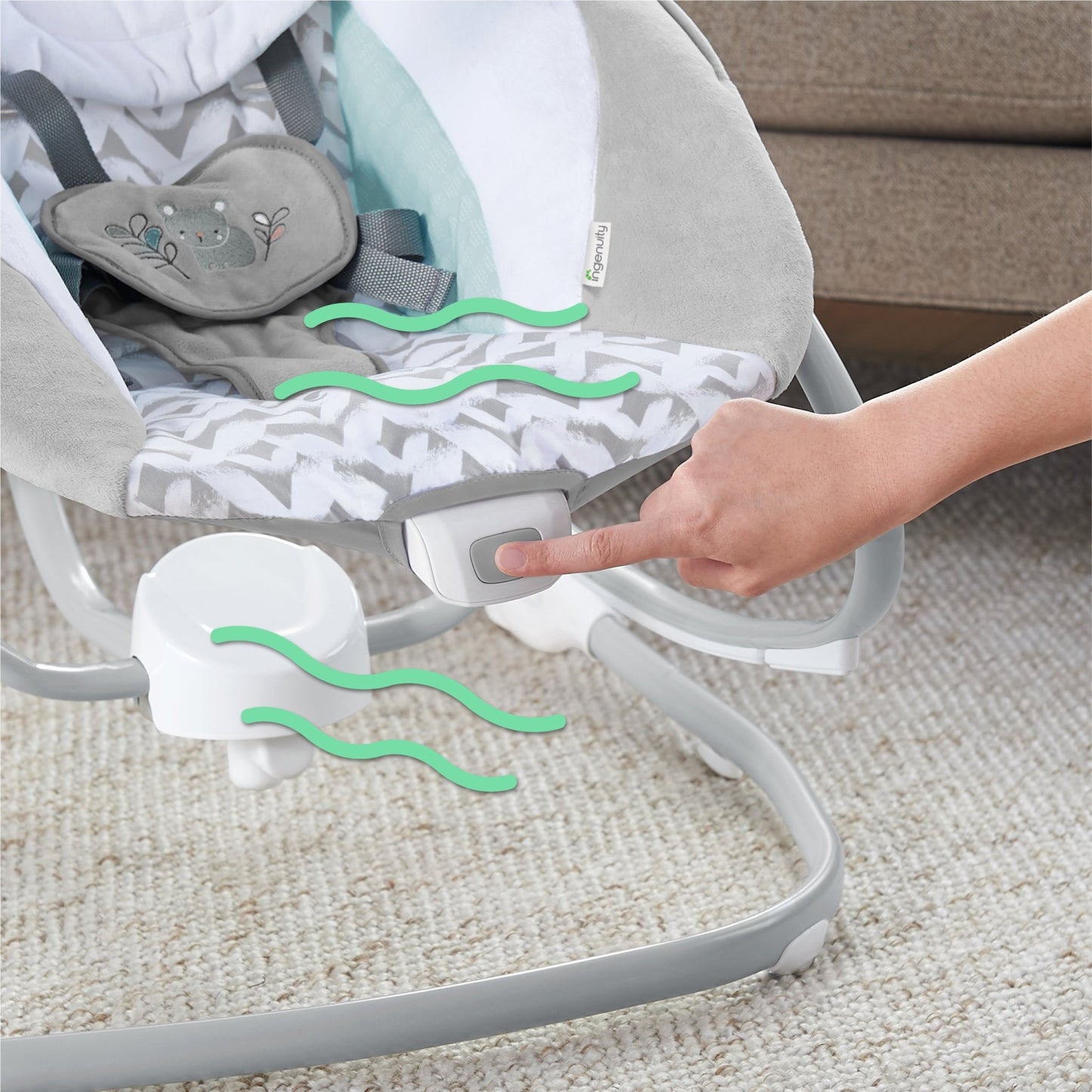 INGENUITY SIMPLECOMFORT SWING & ROCKER: RAYLAN - Premium for Kids in Qatar | Toysaro.com