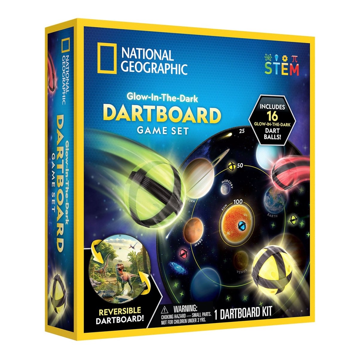NG GLOW - IN - THE - DARK DARTBOARD GAME SET - Premium for Kids in Qatar | Toysaro.com