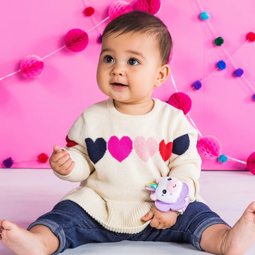 Bright Starts™Rattle & Teethe Wrist Pals™ Toy - Unicorn & Llama - Premium for Kids in Qatar | Toysaro.com