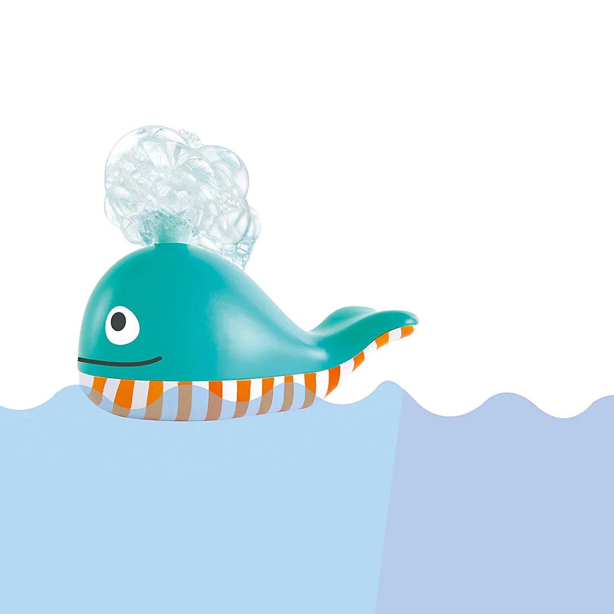 Hape Bubble Blowing Whale Bath Toy - Blue - Premium for Kids in Qatar | Toysaro.com