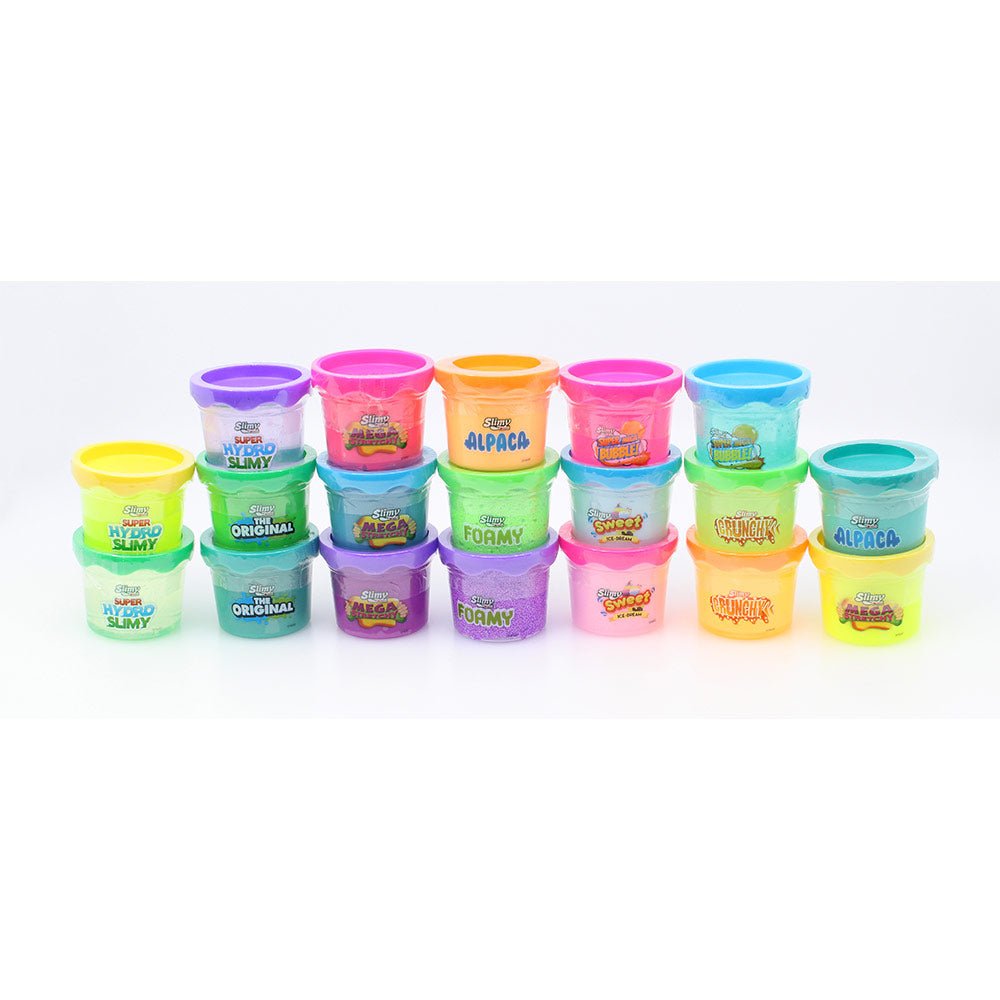 SLIMY SUPER MULTI SENSORY SET 2oz (56g) OCTAGON MULTI SENSORY VERSION 19pcs UNIT PACK - Premium for Kids in Qatar | Toysaro.com