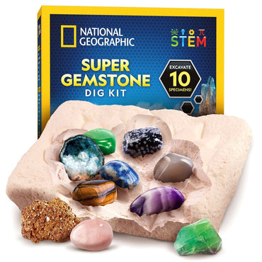 NG SUPER GEMSTONE DIG KIT - Premium for Kids in Qatar | Toysaro.com
