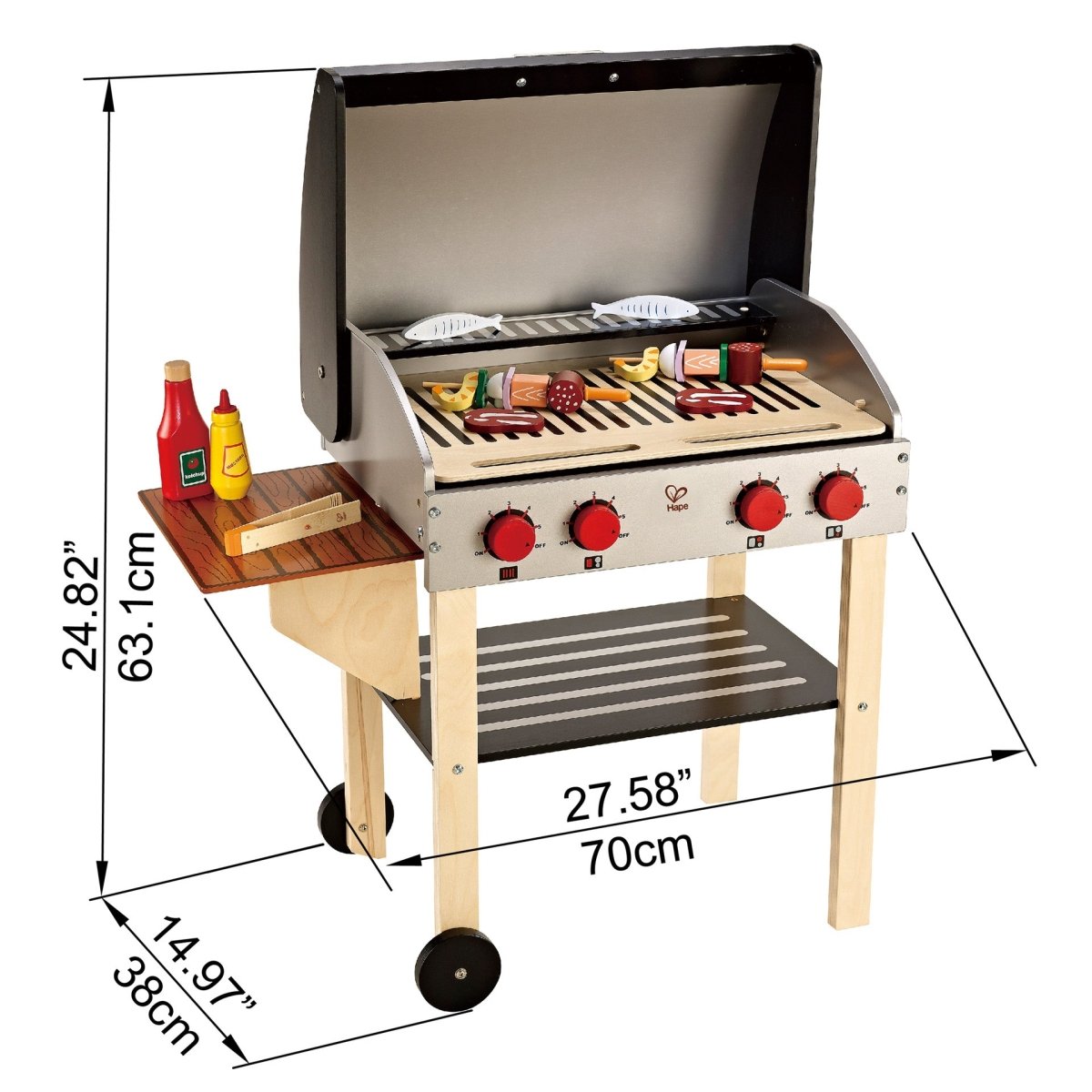 Gourmet Grill with Food - Premium for Kids in Qatar | Toysaro.com