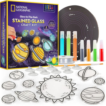 NG STAINED GLASS SOLAR SYSTEM CRAFT KIT - Premium for Kids in Qatar | Toysaro.com