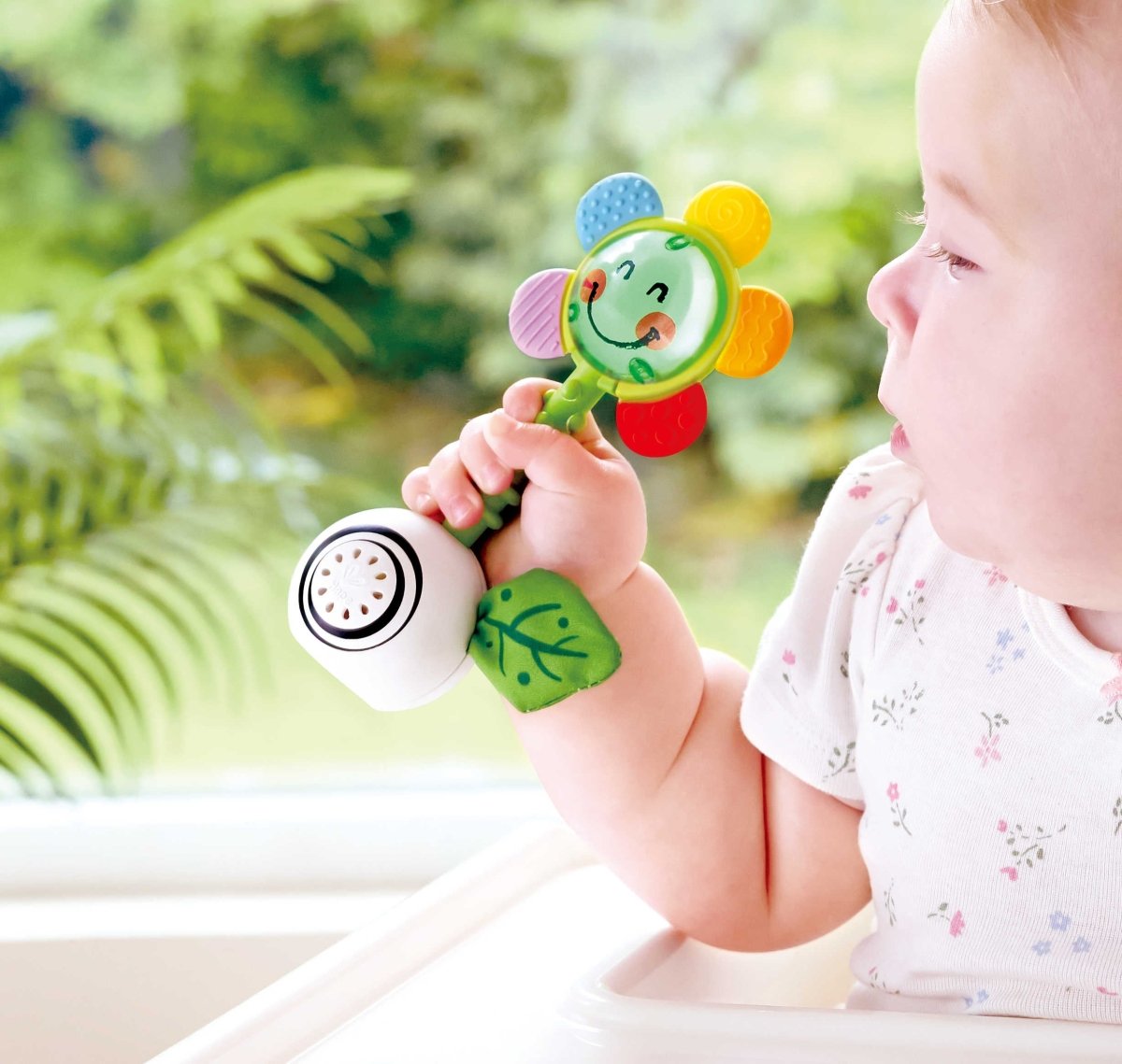 Shake & Sparkle Flower Rattle - Premium for Kids in Qatar | Toysaro.com