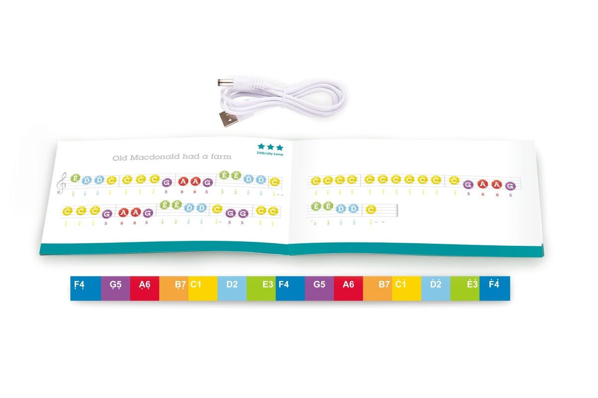 Learn with Lights Piano / Black - Premium for Kids in Qatar | Toysaro.com
