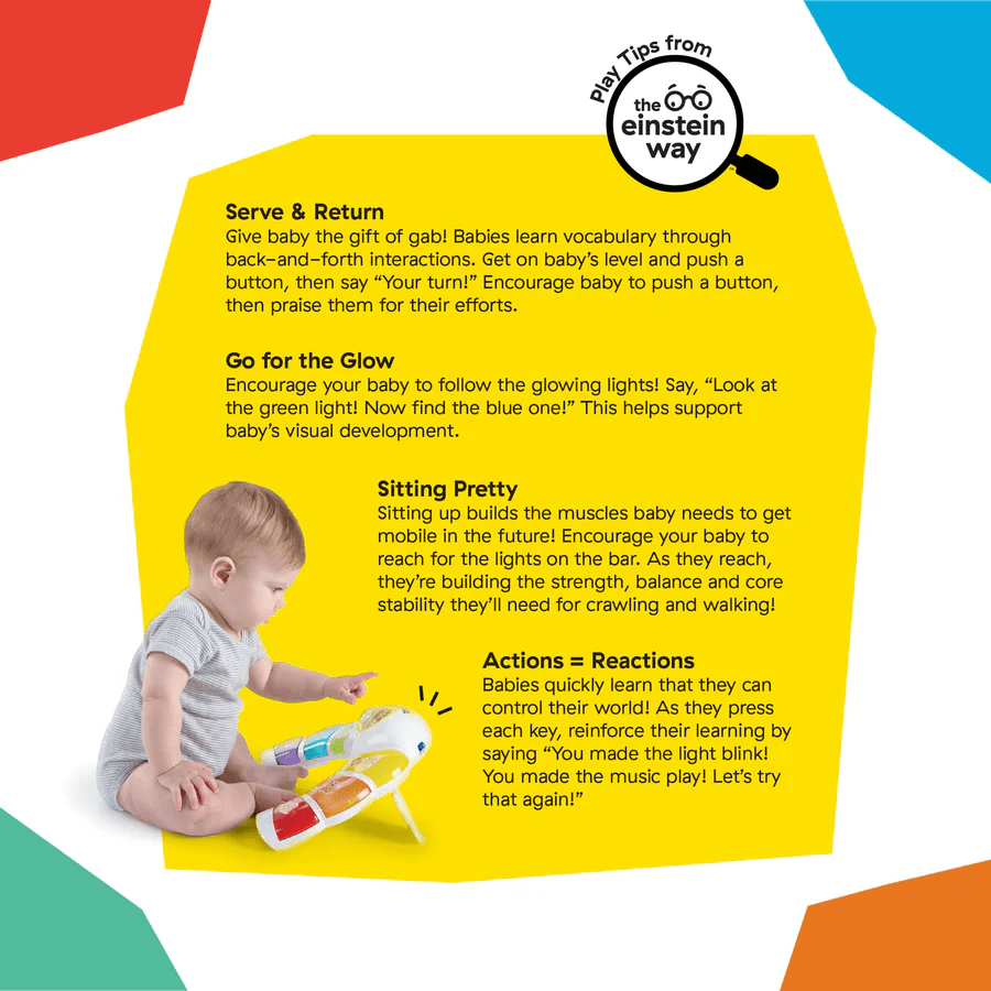Baby Einstein Glow & Discover Light Bar Activity Station - Premium for Kids in Qatar | Toysaro.com