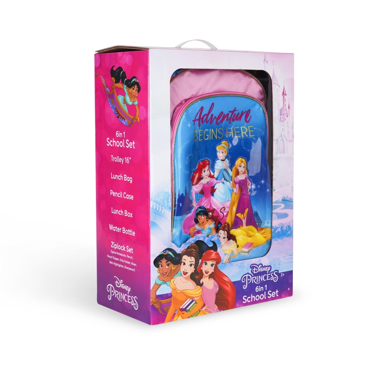 Disney Princess Adventure Begins Here 6in1 Box Set 16" - Premium for Kids in Qatar | Toysaro.com