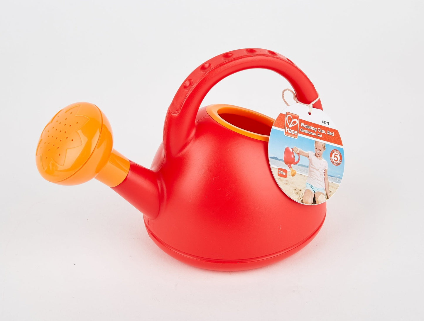 Hape - Watering Can Sand & Beach Toy - Red - Premium for Kids in Qatar | Toysaro.com