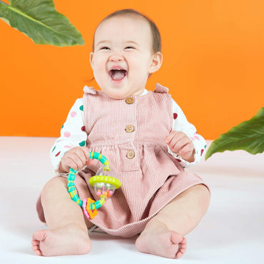 Grab & Spin™ Rattle and Teether Toy - Premium for Kids in Qatar | Toysaro.com