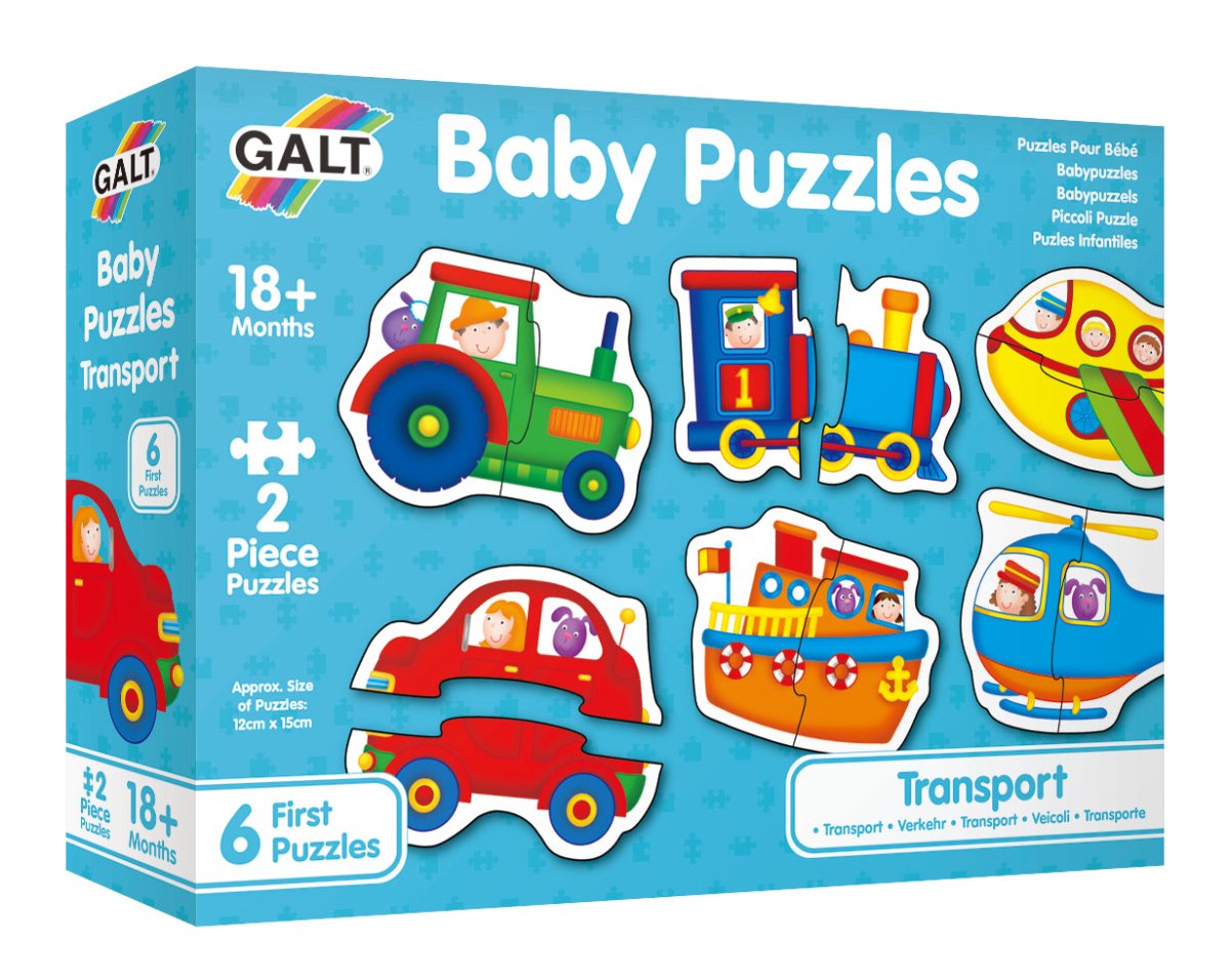 GALT BABY PUZZLES - TRANSPORT - Premium for Kids in Qatar | Toysaro.com