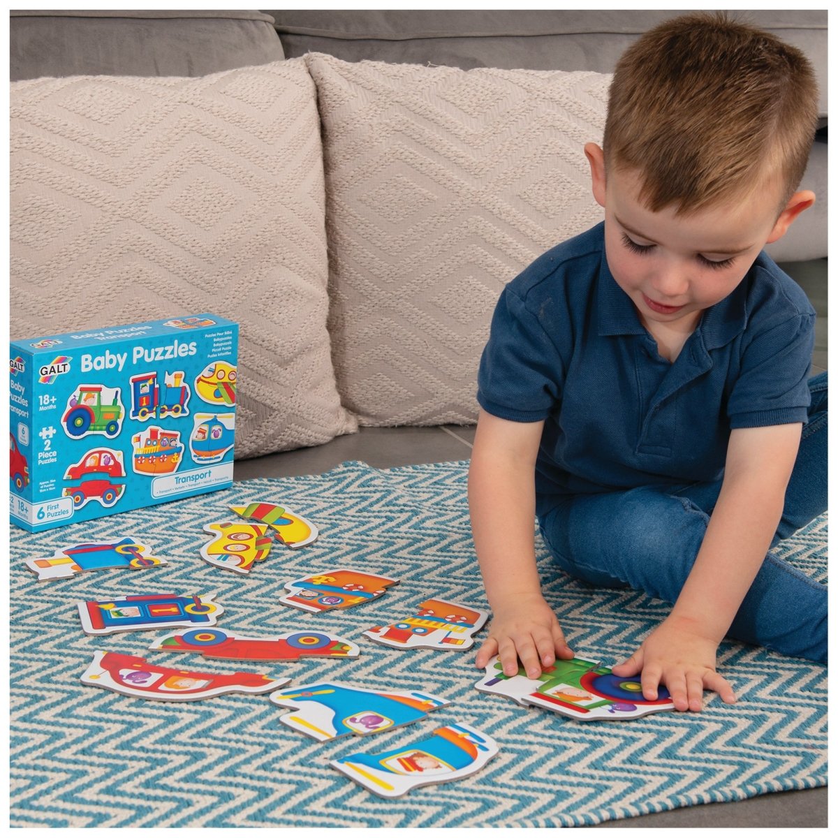 GALT BABY PUZZLES - TRANSPORT - Premium for Kids in Qatar | Toysaro.com