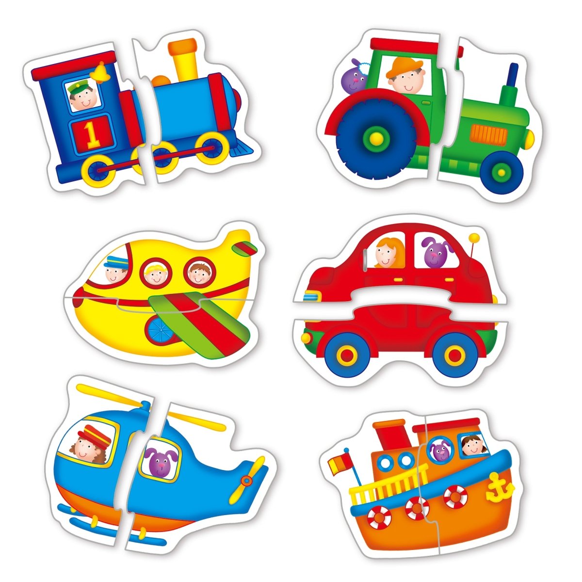 GALT BABY PUZZLES - TRANSPORT - Premium for Kids in Qatar | Toysaro.com