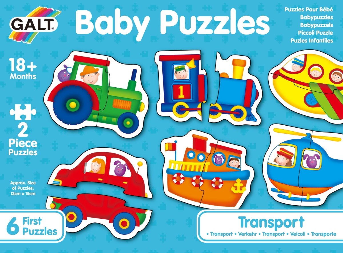 GALT BABY PUZZLES - TRANSPORT - Premium for Kids in Qatar | Toysaro.com