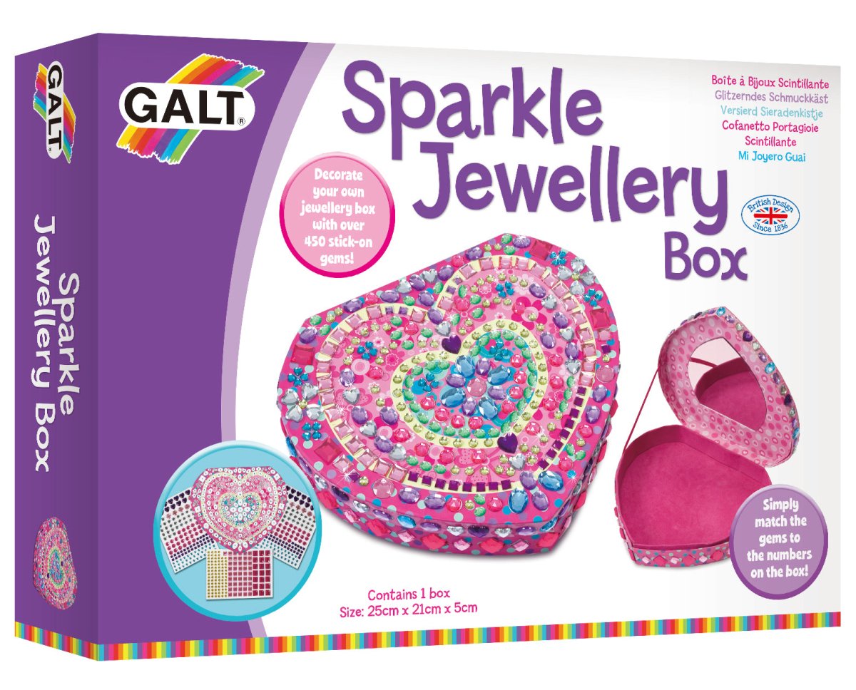 GALT SPARKLE JEWELLERY BOX - Premium for Kids in Qatar | Toysaro.com