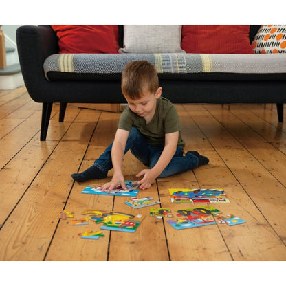 GALT 4 PUZZLES IN A BOX - VEHICLES - Premium for Kids in Qatar | Toysaro.com