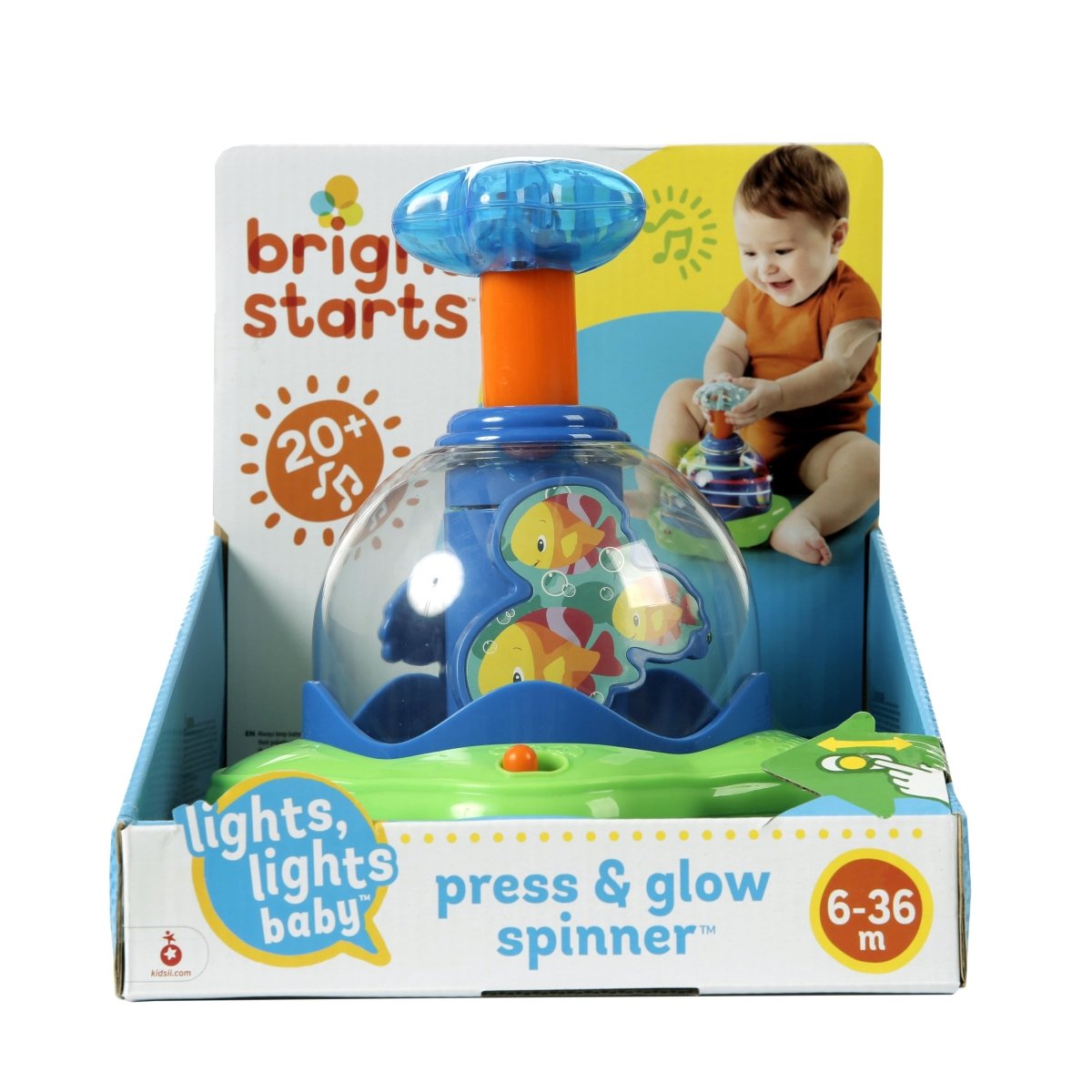 PRESS & GLOW SPINNER - Premium for Kids in Qatar | Toysaro.com