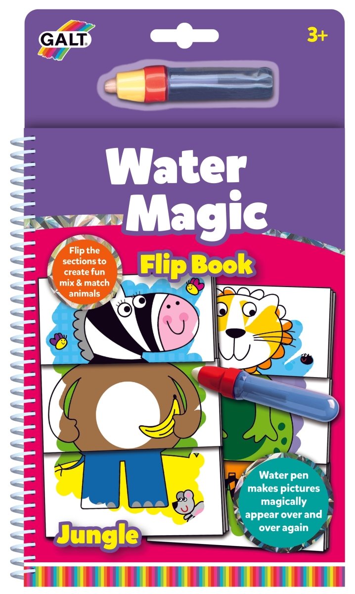 GALT WATER MAGIC - FLIP BOOK JUNGLE - Premium for Kids in Qatar | Toysaro.com