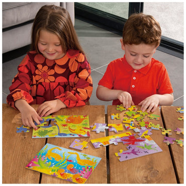 GALT 4 PUZZLES IN A BOX - DINOSAURS - Premium for Kids in Qatar | Toysaro.com