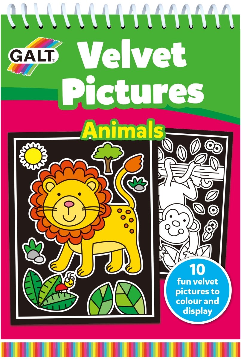 GALT VELVET PICTURES ANIMALS - Premium for Kids in Qatar | Toysaro.com