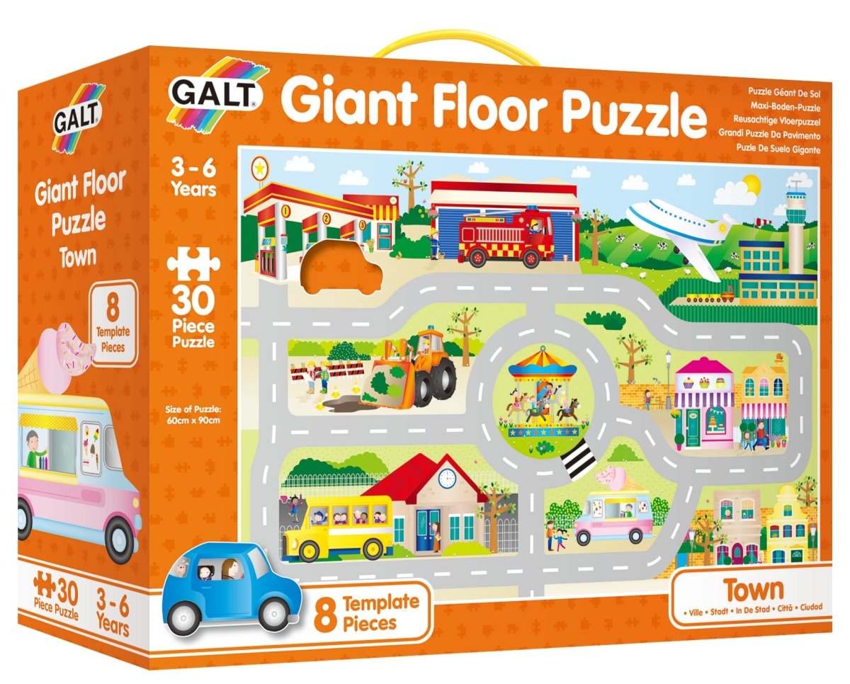 GALT GIANT FLOOR PUZZLE - TOWN - Premium for Kids in Qatar | Toysaro.com