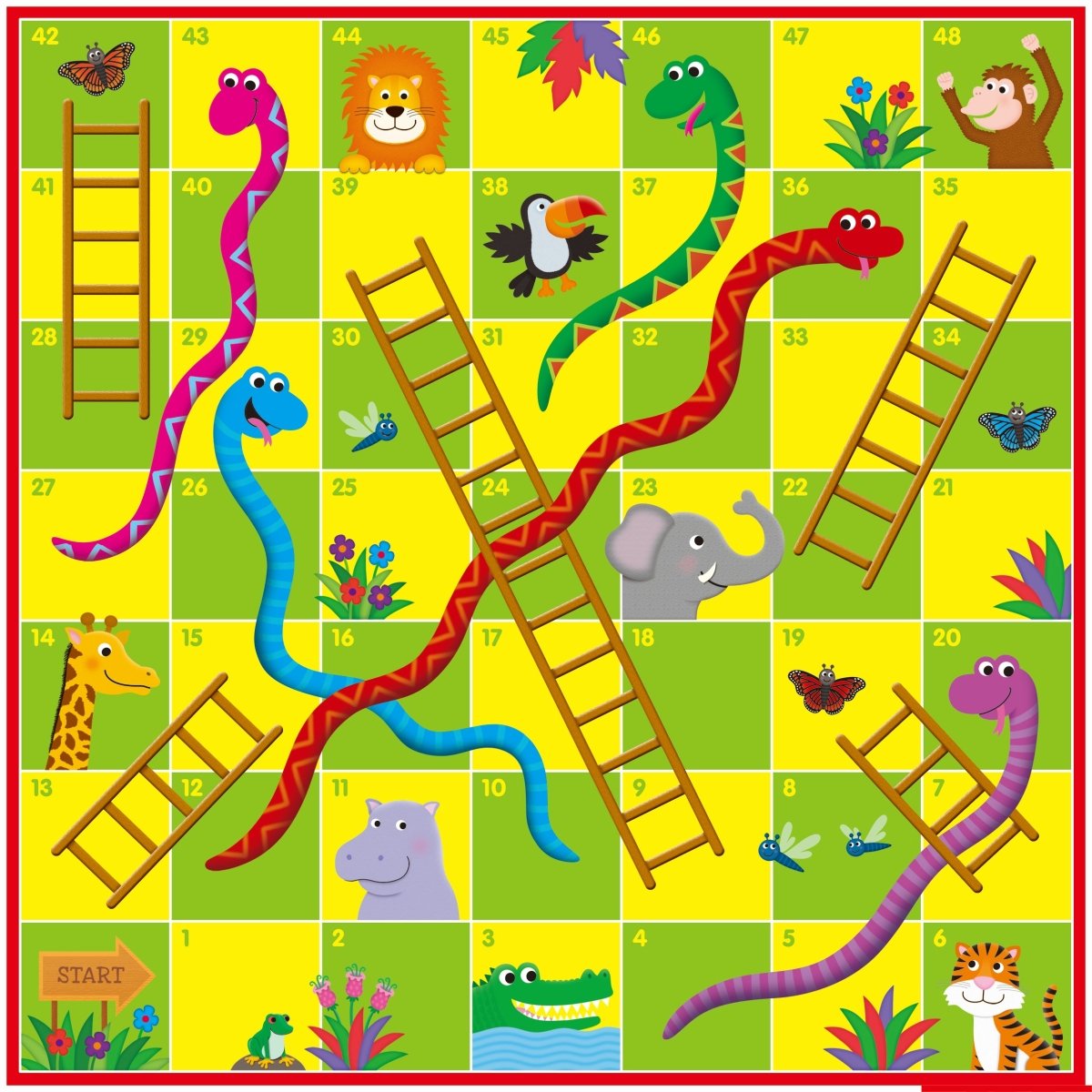 GALT GIANT SNAKES & LADDERS PUZZLE - Premium for Kids in Qatar | Toysaro.com