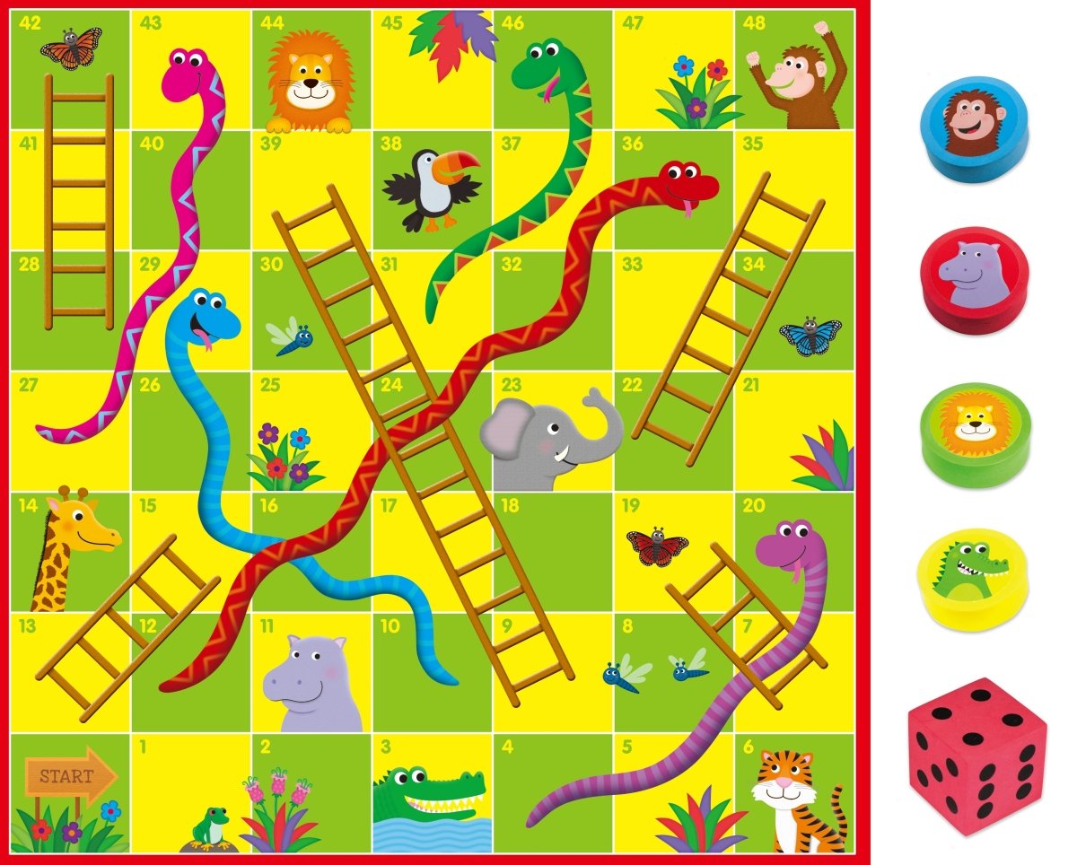 GALT GIANT SNAKES & LADDERS PUZZLE - Premium for Kids in Qatar | Toysaro.com