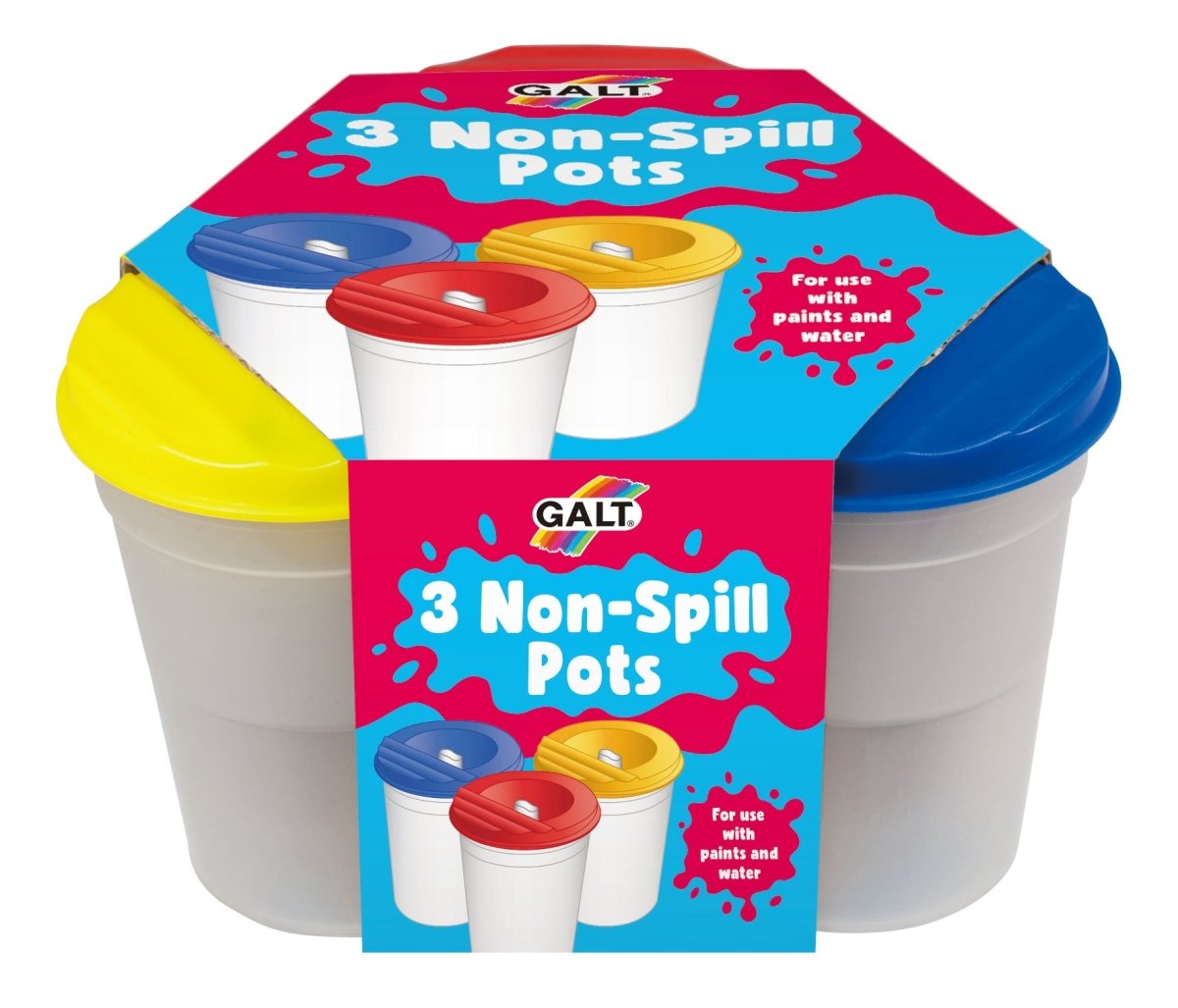3 NON - SPILL POTS - Premium for Kids in Qatar | Toysaro.com