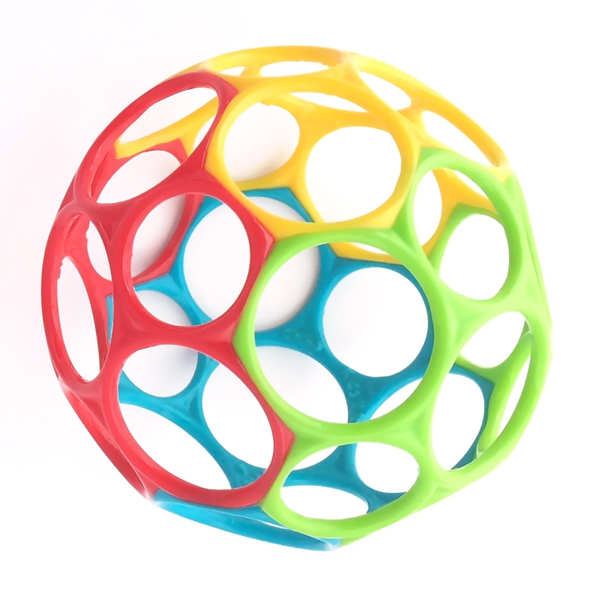BRIGHT STARTS™ OBALL CLASSIC EASY - GRASP TOY - RED/BLUE/GREEN/YELLOW - Premium for Kids in Qatar | Toysaro.com