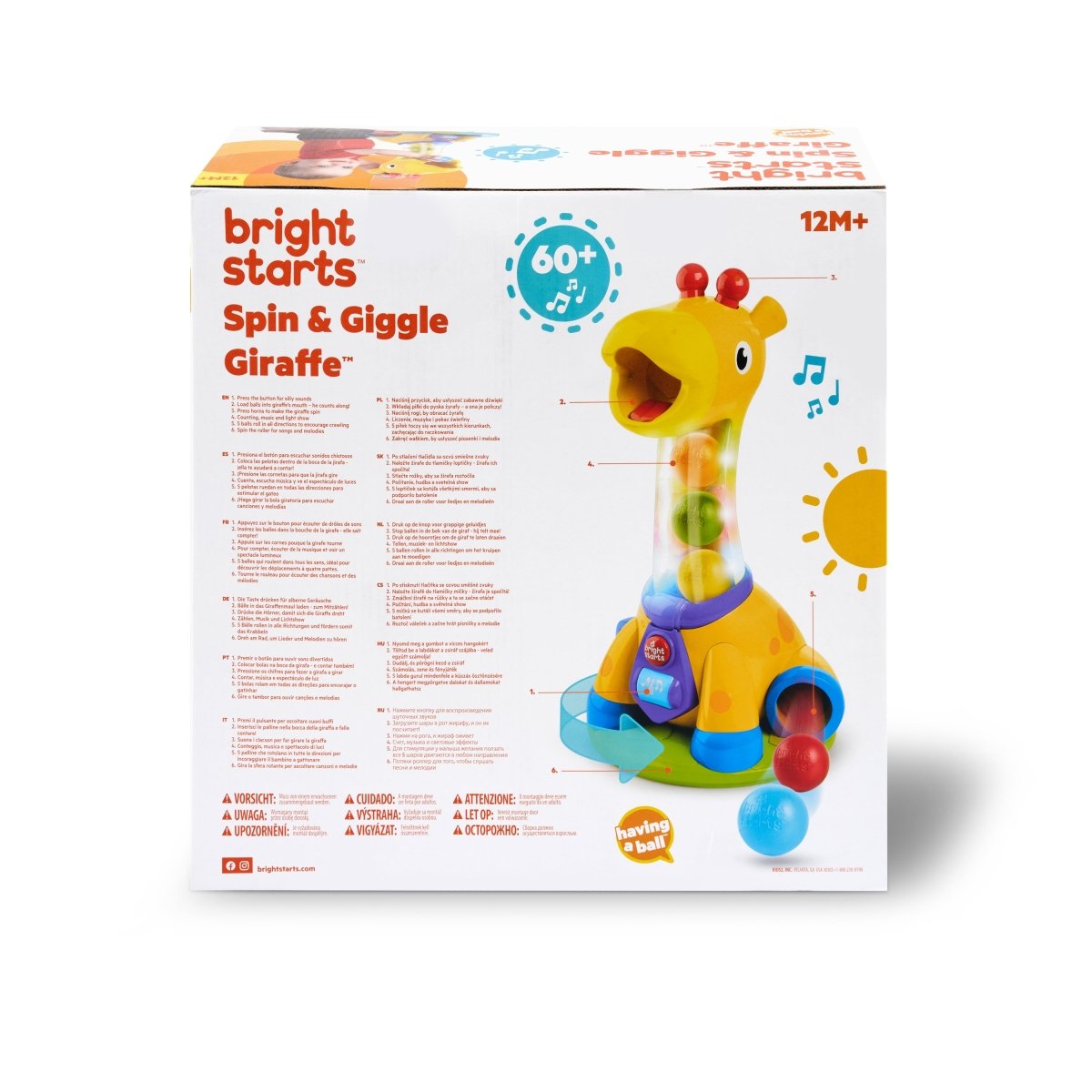SPIN & GIGGLE GIRAFFE - Premium for Kids in Qatar | Toysaro.com