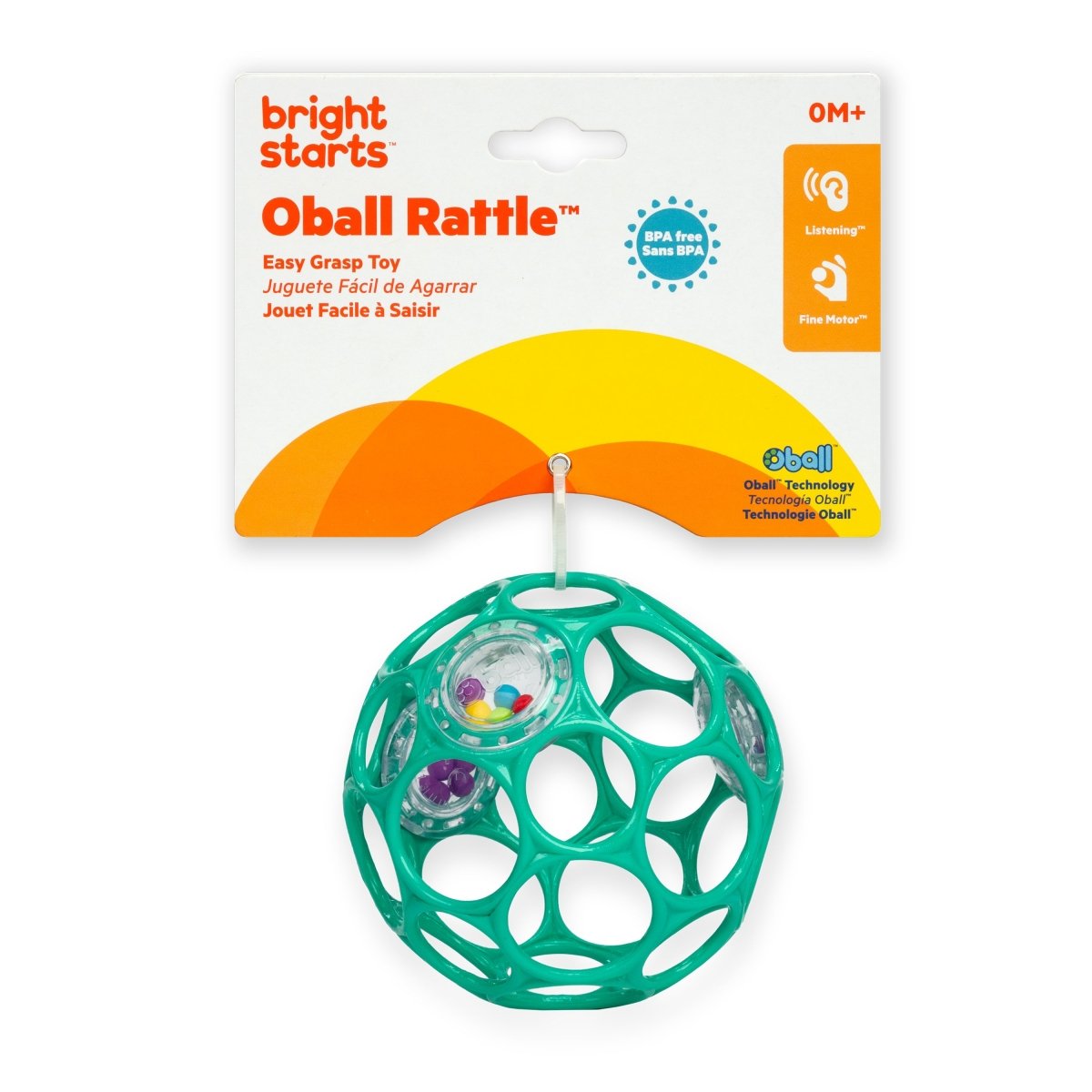 TEAL OBALL RATTLE - Premium for Kids in Qatar | Toysaro.com