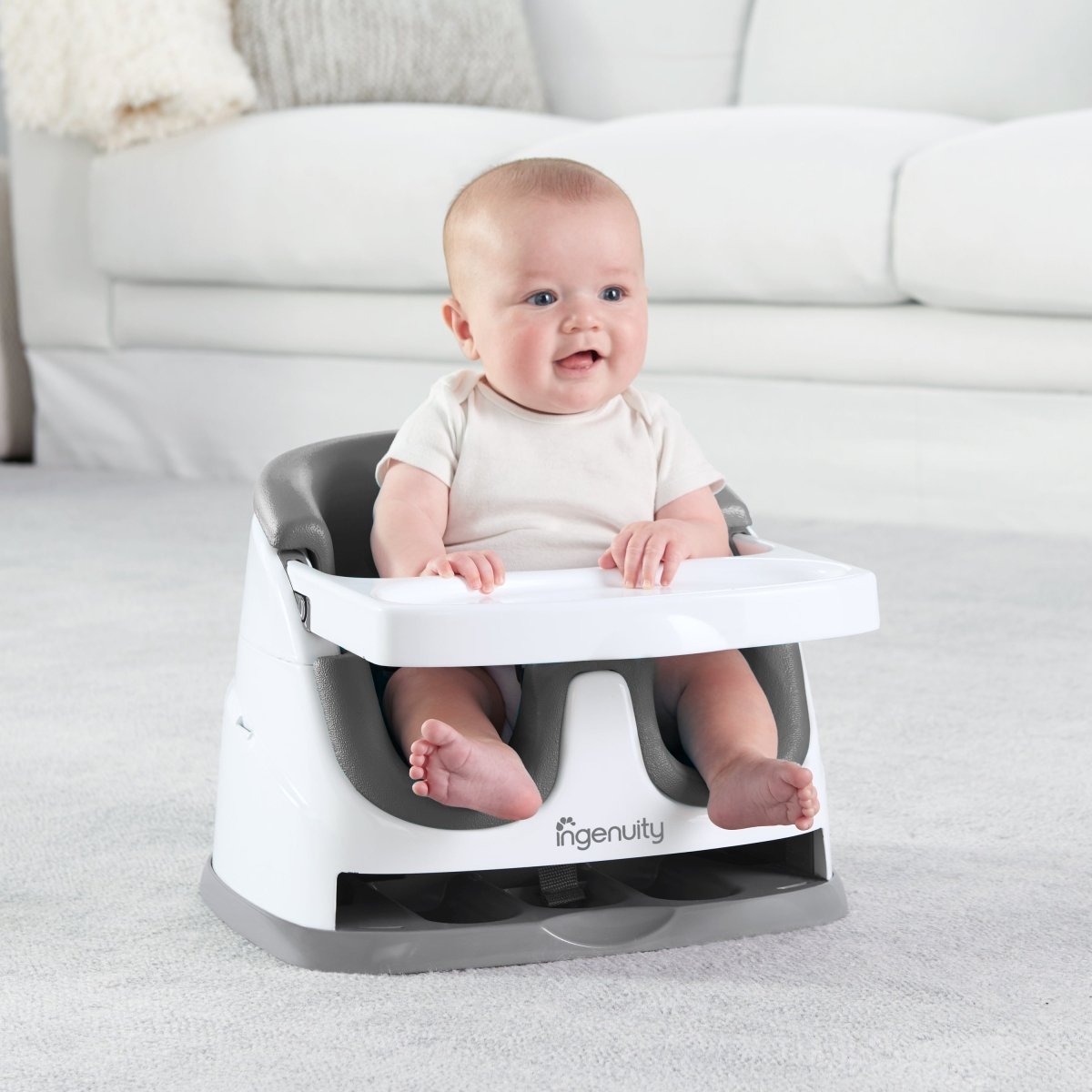 BABY BASE 2 - IN - 1 SEAT - SLATE - Premium for Kids in Qatar | Toysaro.com