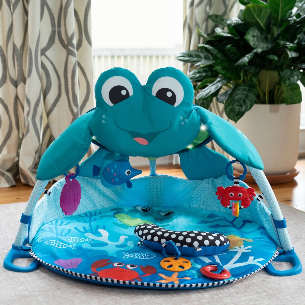 NEPTUNE UNDER THE SEAT LIGHTS & SOUNDS ACTIVITY GYM - Premium for Kids in Qatar | Toysaro.com