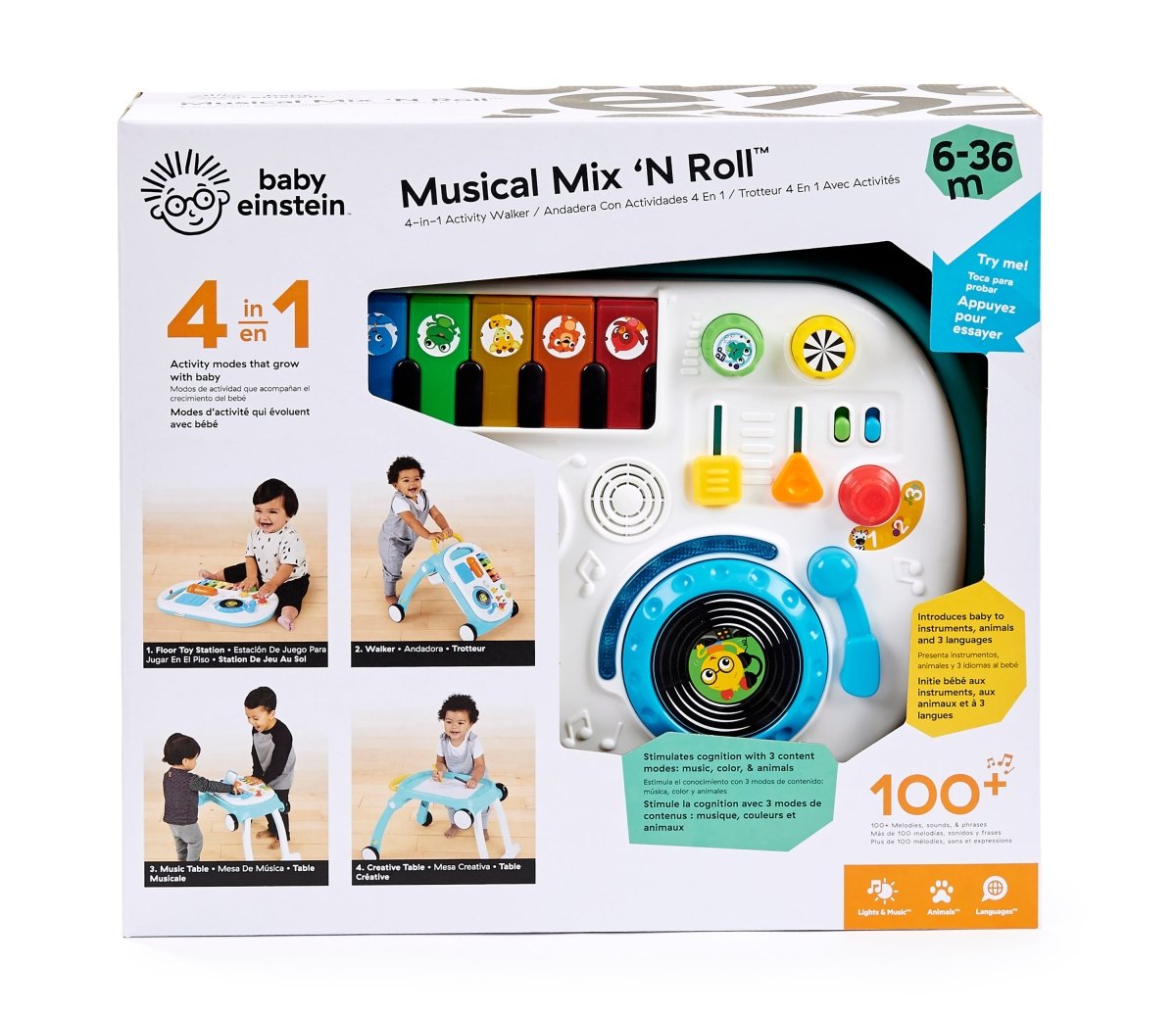 4 - IN - 1 MIX & ROLL ACTIVITY WALKER - Premium for Kids in Qatar | Toysaro.com