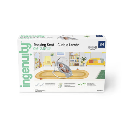 ROCKING SEAT - CUDDLE LAMB - Premium for Kids in Qatar | Toysaro.com