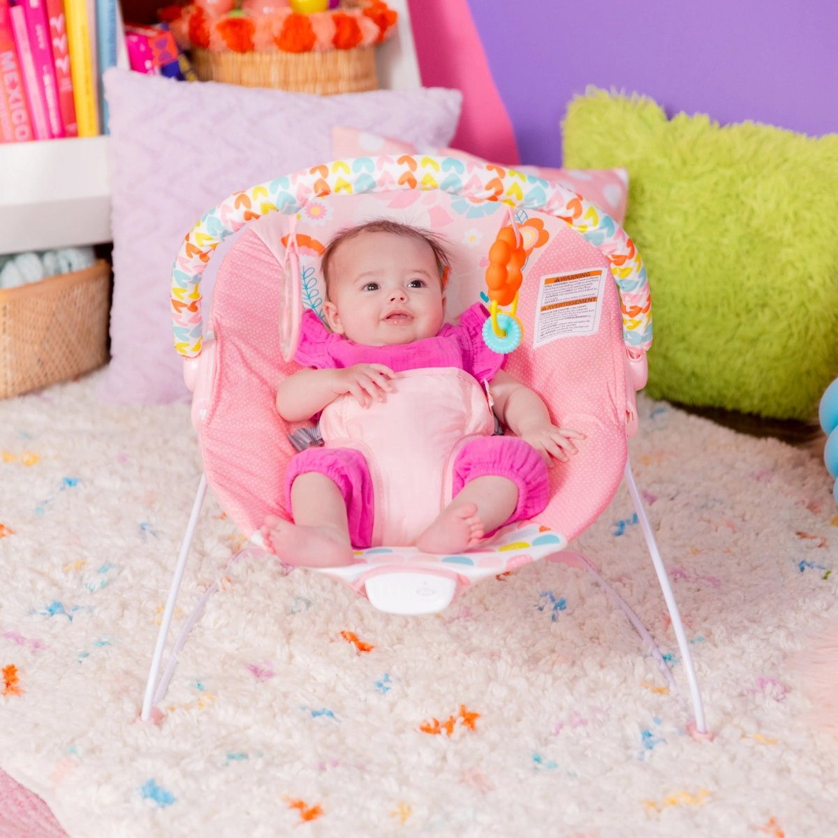 BRIGHT STARTS™FANCY FANTASY - VIBRATING BOUNCER - Premium for Kids in Qatar | Toysaro.com