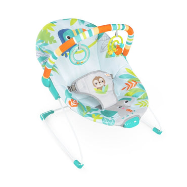BRIGHT STARTS™ RAINFOREST VIBES(TM) VIBRATING BOUNCER - Premium for Kids in Qatar | Toysaro.com