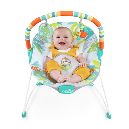 BRIGHT STARTS™ RAINFOREST VIBES(TM) VIBRATING BOUNCER - Premium for Kids in Qatar | Toysaro.com
