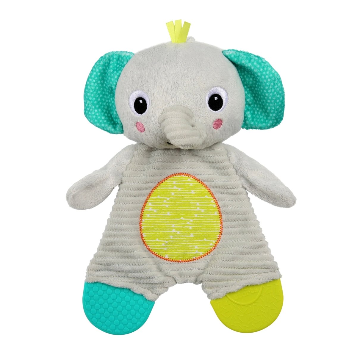 BRIGHT STARTS™SNUGGLE & TEETHE PLUSH PEG: ELEPHANT - Premium for Kids in Qatar | Toysaro.com