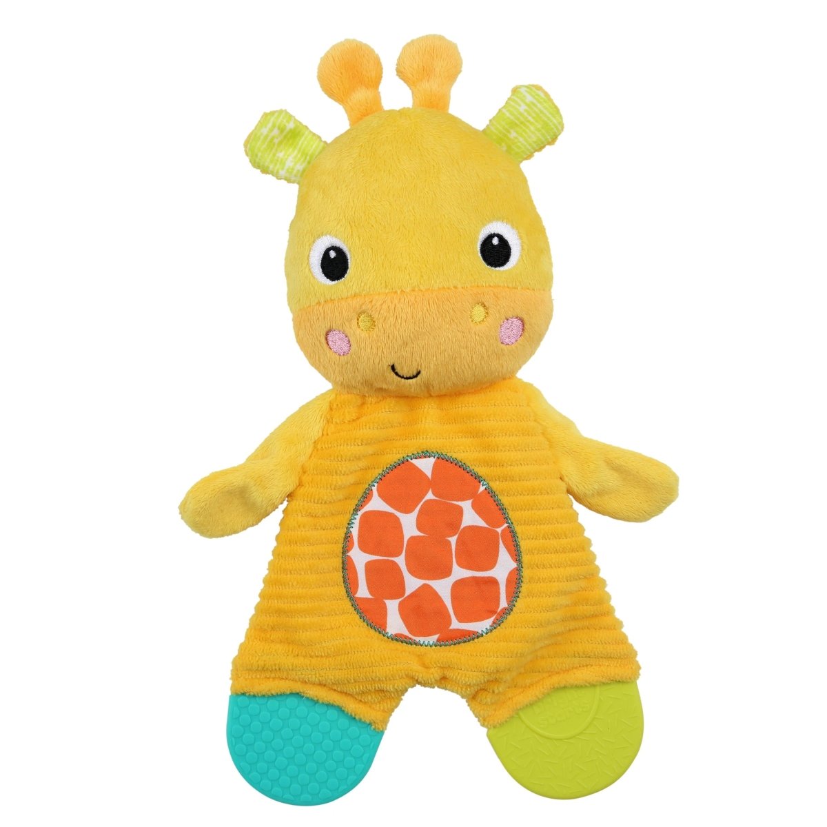 BRIGHT STARTS™SNUGGLE & TEETHE PLUSH TEETHER - GIRAFFE - Premium for Kids in Qatar | Toysaro.com
