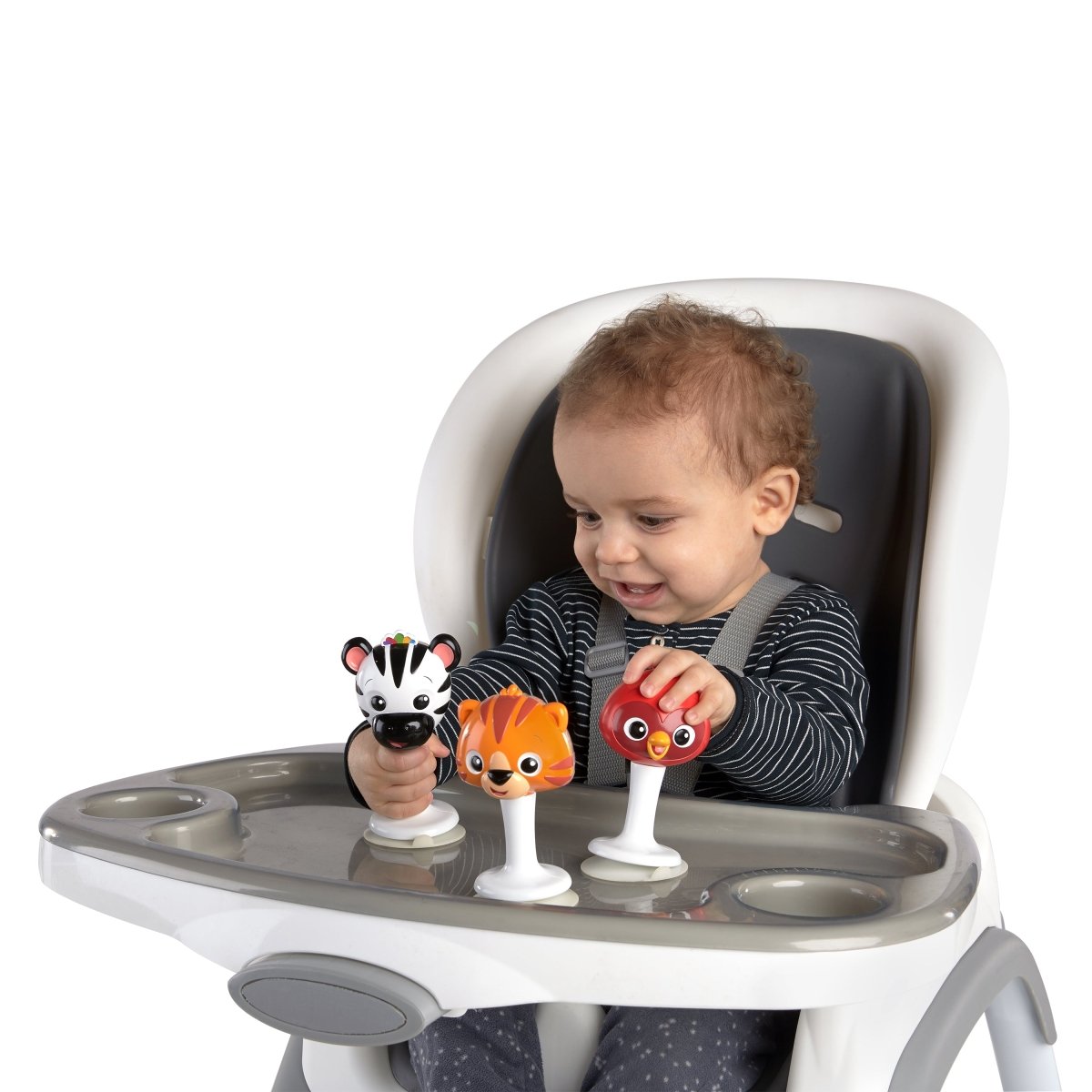 BABY EINSTEIN™ RATTLE & JINGLE TRIO TAKE - ALONG TOY RATTLE SET - Premium for Kids in Qatar | Toysaro.com