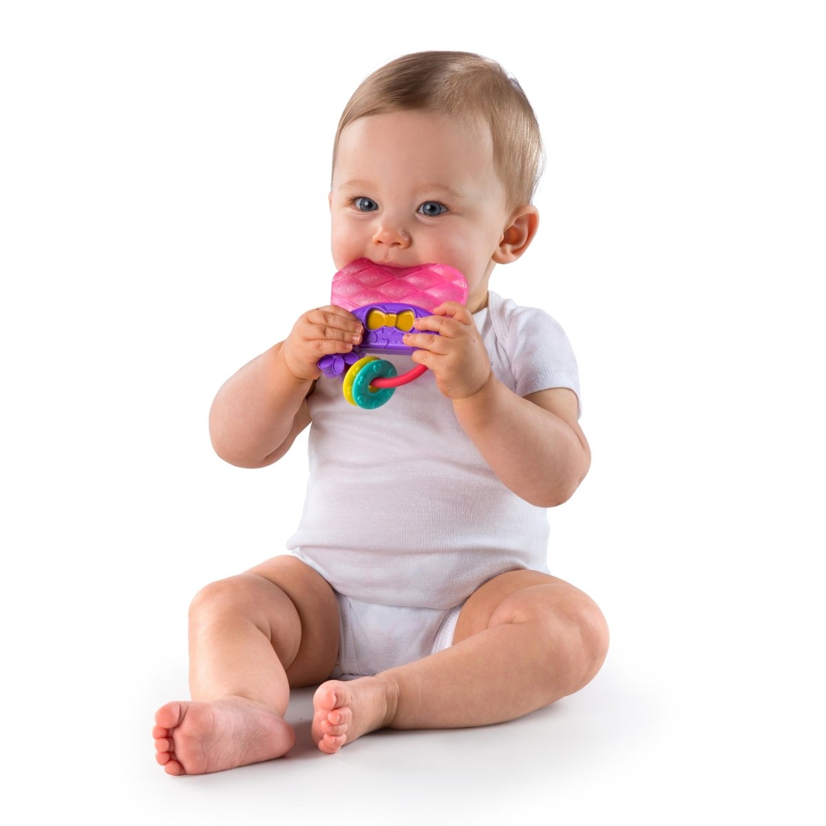 BRIGHT STARTS™ TOTE & TEETHE RATTLE TEETHER 2 - PACK - Premium for Kids in Qatar | Toysaro.com